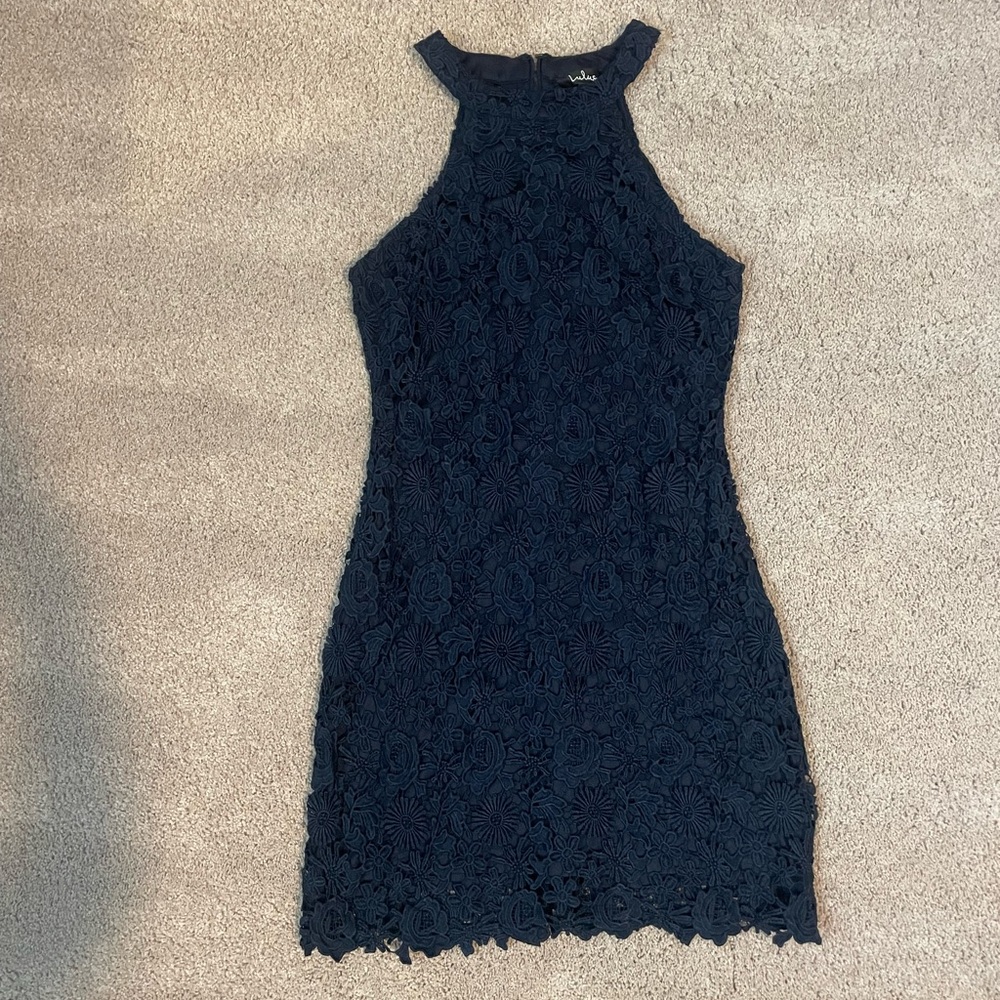 Lulus navy dress